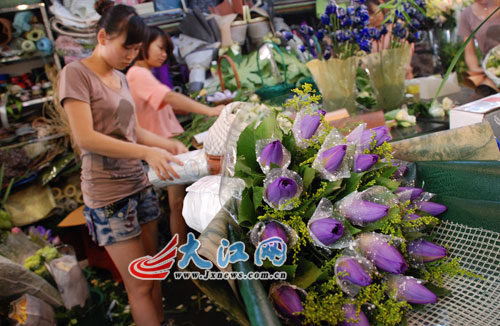 江西 七夕 鮮花