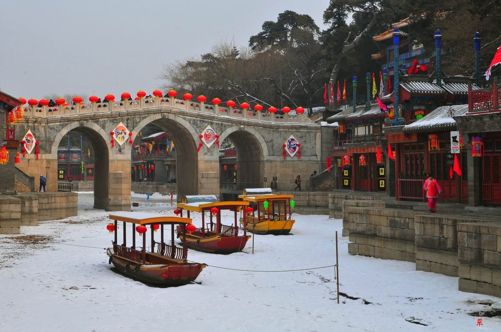 春節廟會 地壇廟會 頤和園蘇州街宮市 冰嬉