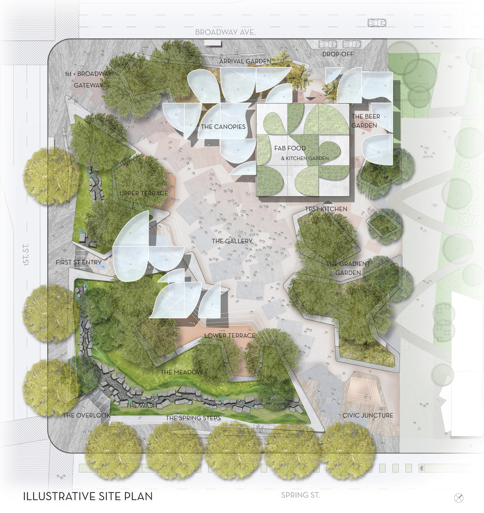 洛杉磯城“50公園計劃”第二個公園設(shè)計花落OMA、MLA和IDEO設(shè)計團隊