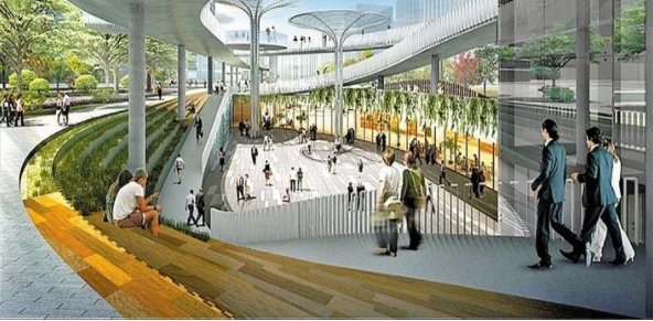 深圳：五公里空中連廊打造“雙線公園”