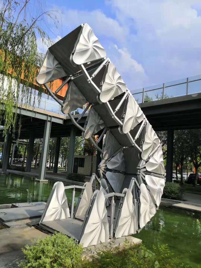 國內首座3D打印景觀橋亮相上海寶山