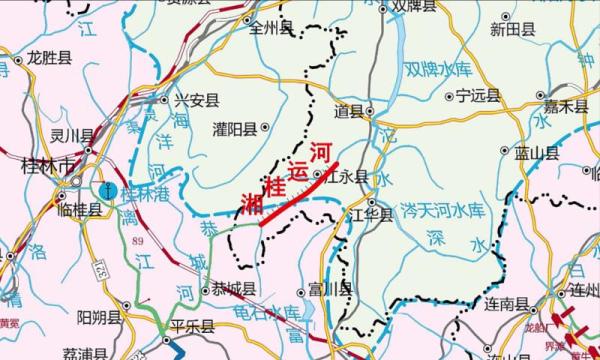 我國將建兩條運河溝通長江和珠江水系