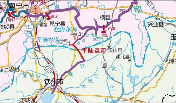我國將建兩條運河溝通長江和珠江水系