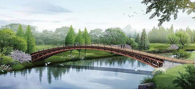 運河兩岸觀美景 滄州市區(qū)將新建六座步行橋 