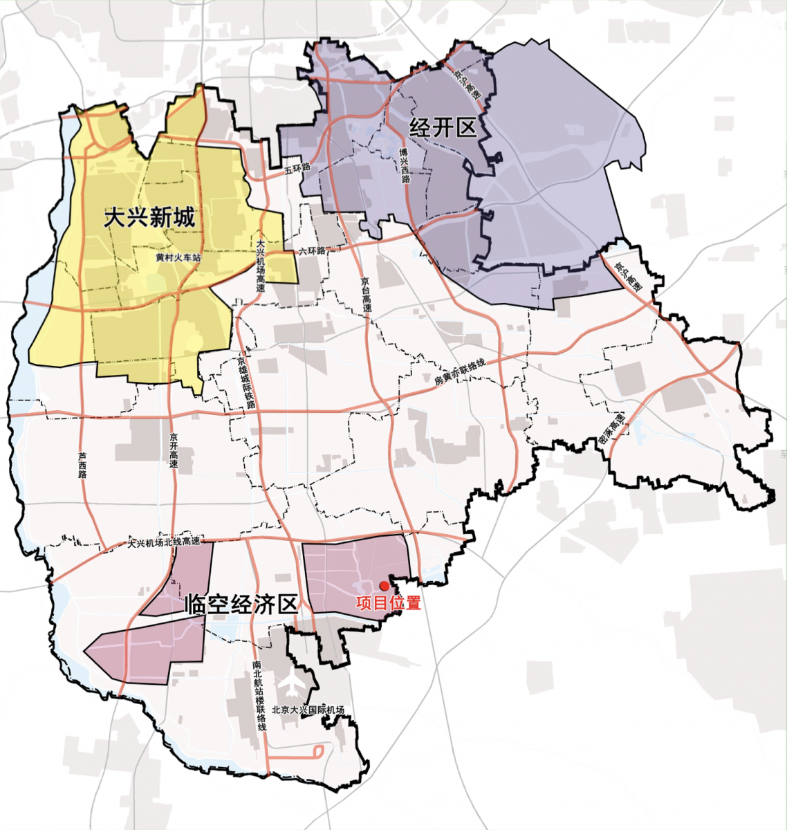 北京中軸線最南端大興機場臨空區將建中央公園